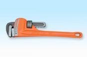 Heavy duty pipe wrench