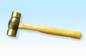 Copper ball pein hammer